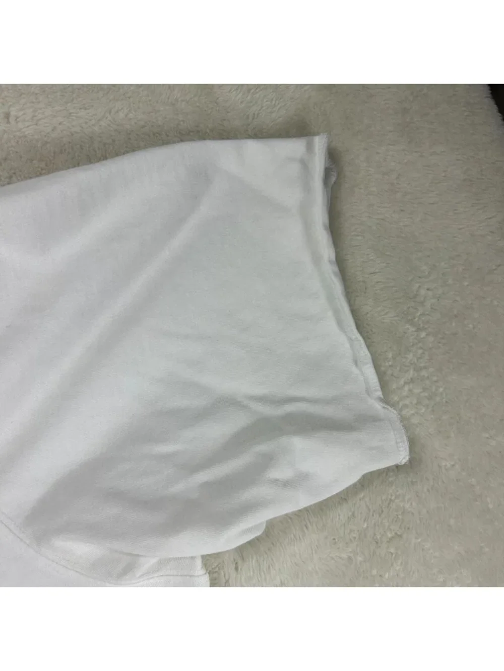 Polo Ralph Lauren‎ Polo Shirt Mens 2XL White Short Sleeve Raw Edge Style Hem
